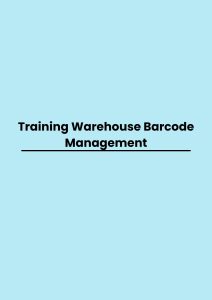 Training Warehouse Barcode Management pelatihan Warehouse Barcode Management di jakarta