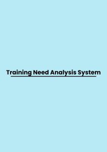 pelatihan Need Analysis System di jakarta