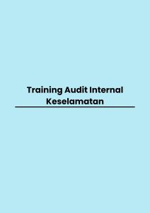 pelatihan Audit Internal Keselamatan di jakarta
