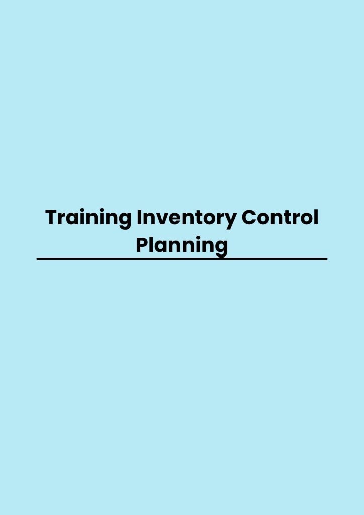 pelatihan Inventory Control Planning di jakarta