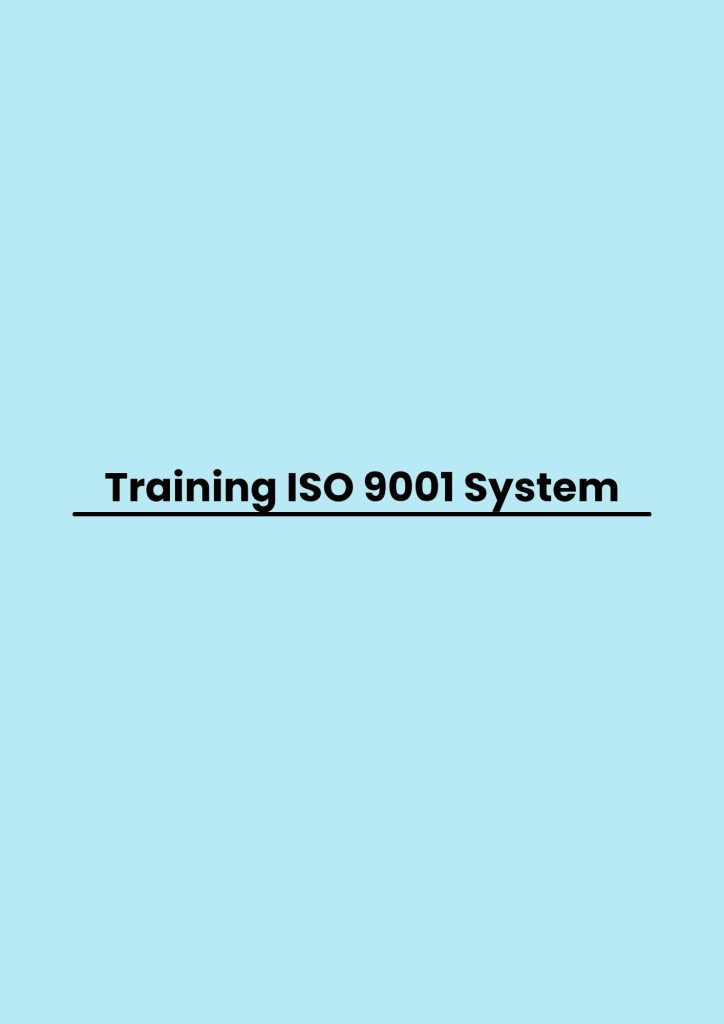 pelatihan ISO 9001 System di jakarta