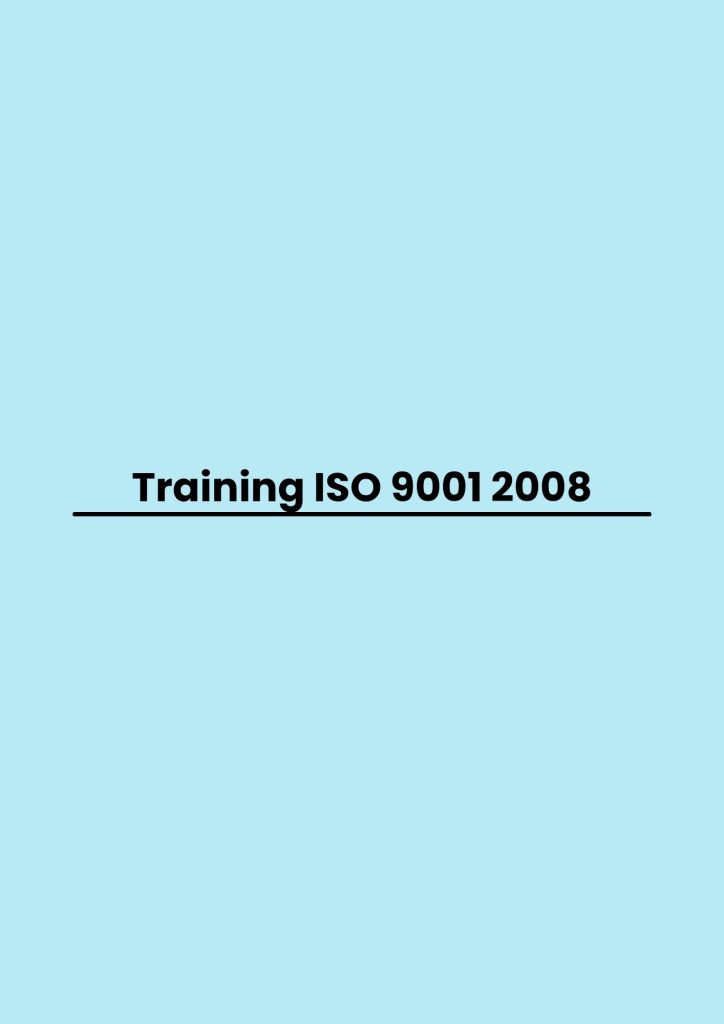 pelatihan ISO 9001 2008 di jakarta