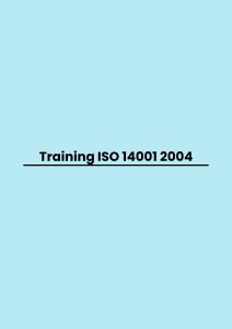 pelatihan ISO 14001 2004 di jakarta