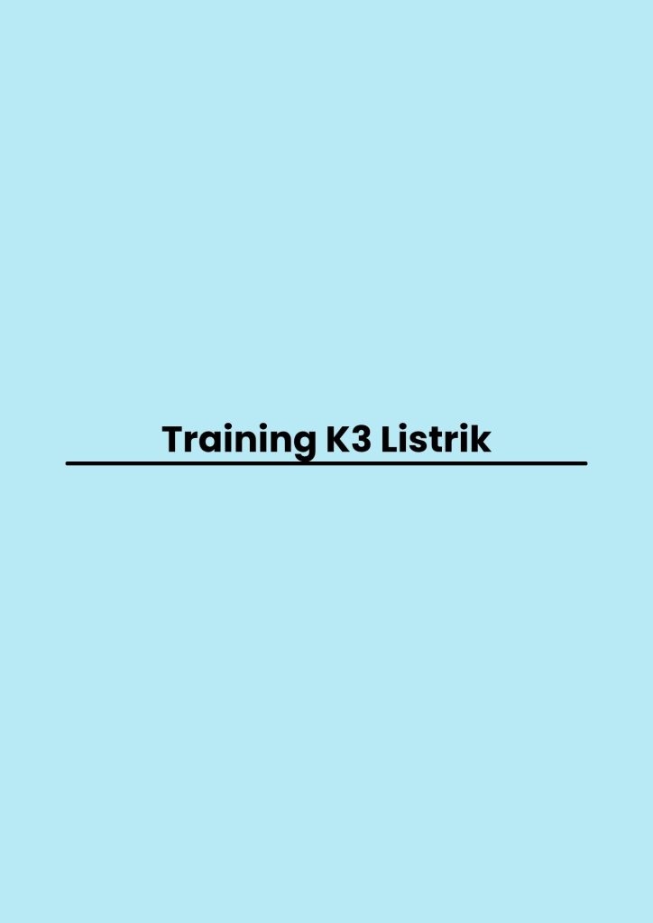 pelatihan K3 Listrik di jakarta