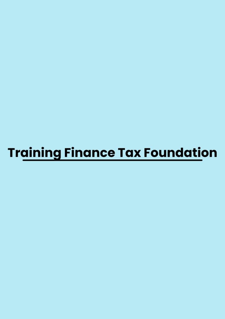 pelatihan Finance Tax Foundation di jakarta