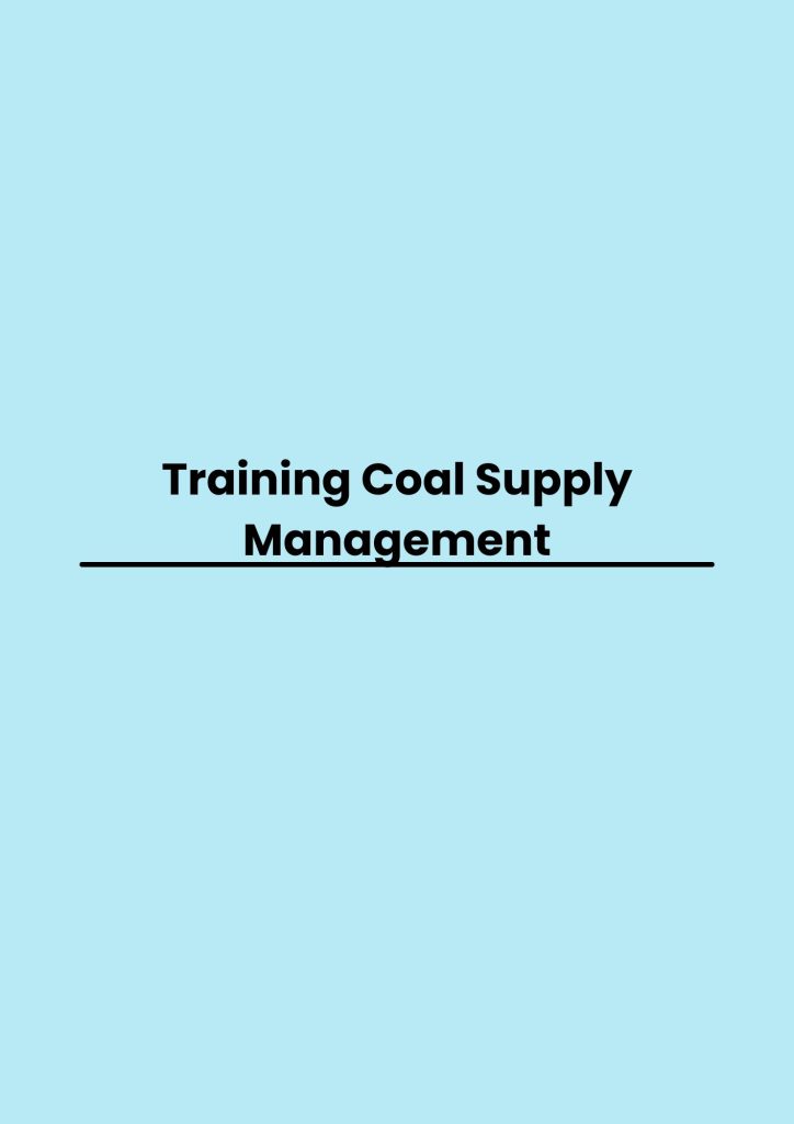 pelatihan Coal Supply Management online