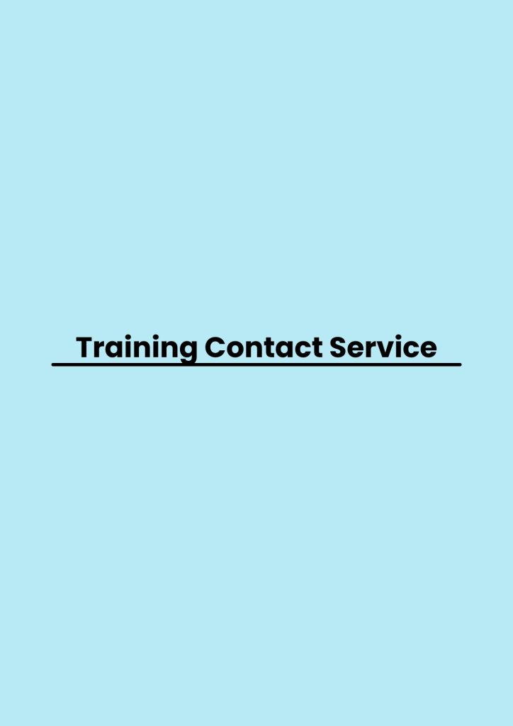 Training Contact Service pelatihan Contact Service di jakarta