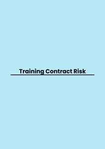 Training Contract Risk