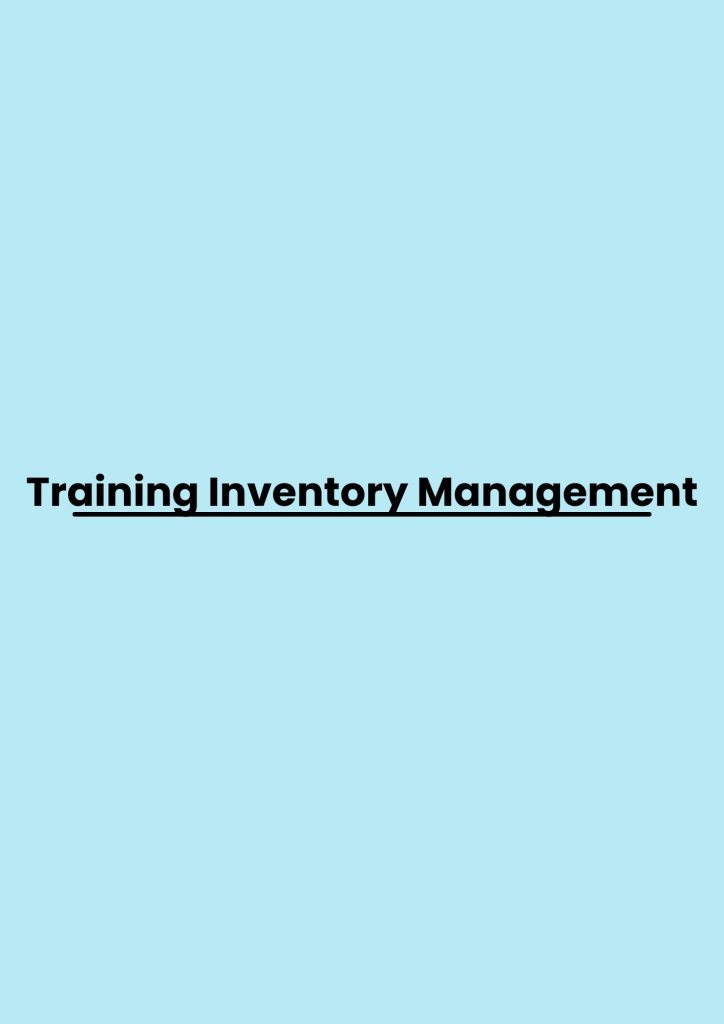 Training Inventory Management pelatihan Inventory Management di jakarta